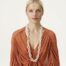 Vanessa Baroni Small Turtle Necklace pearl