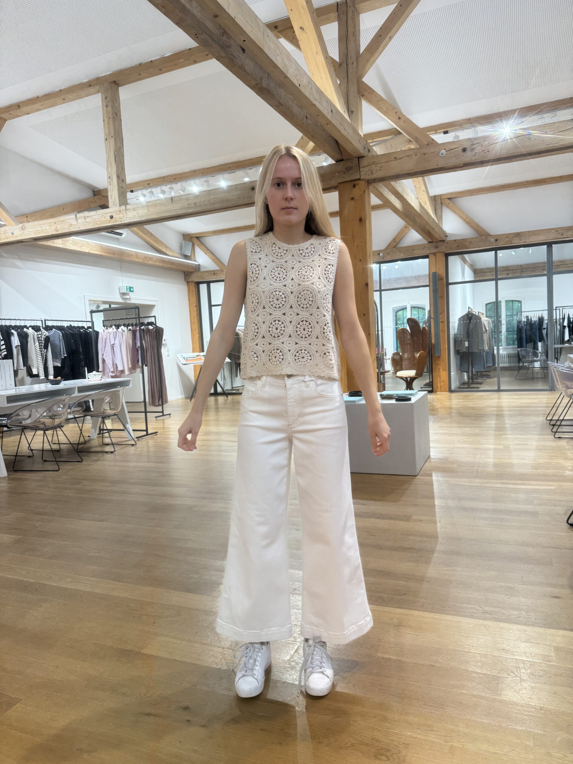 Frame Crochet Top