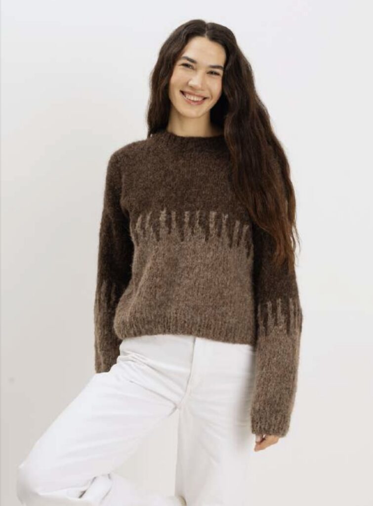 Michele & Hoven Mama Sweater chocolate taupe