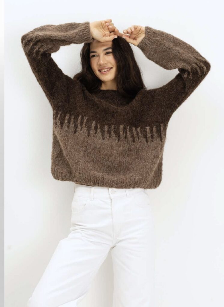 Michele & Hoven Mama Sweater chocolate taupe