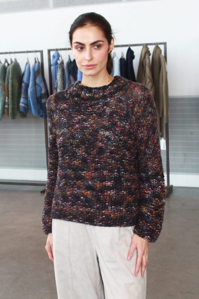 Maiami Merino Mock Neck Pulli black