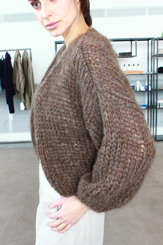 Maiami Mohair Bomber Cardigan 8061