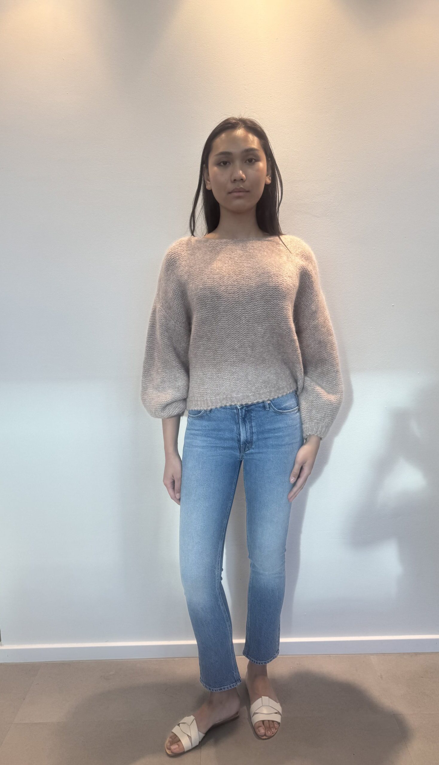 Archer Cashmere Wyatt Chunky Sweater oat