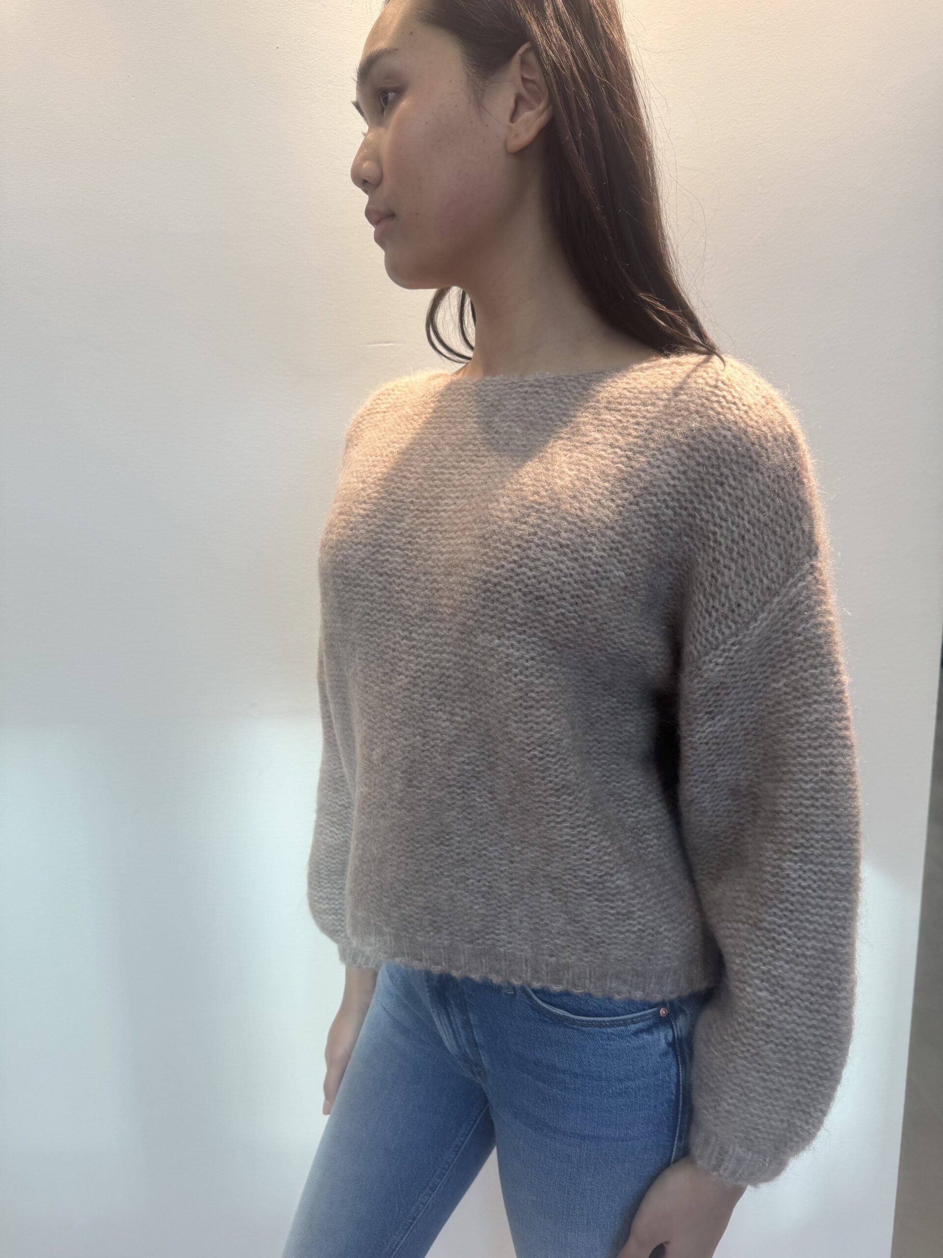 Archer Cashmere Wyatt Chunky Sweater oat