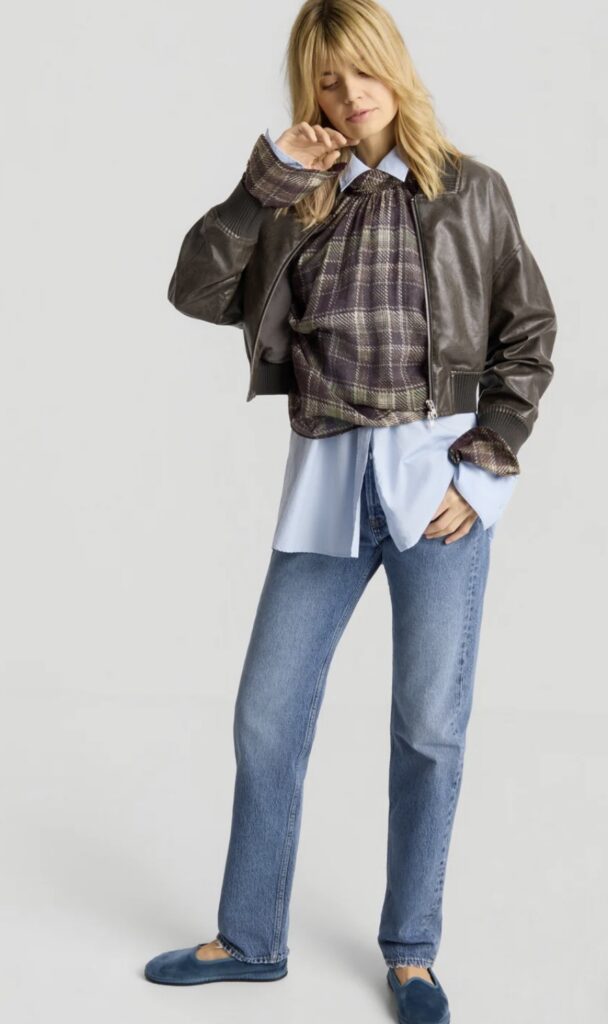 SoSue Bomber vegan leather