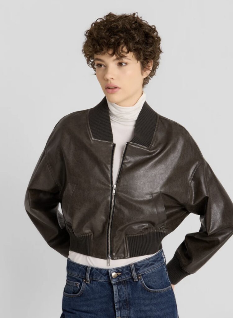 SoSue Bomber vegan leather