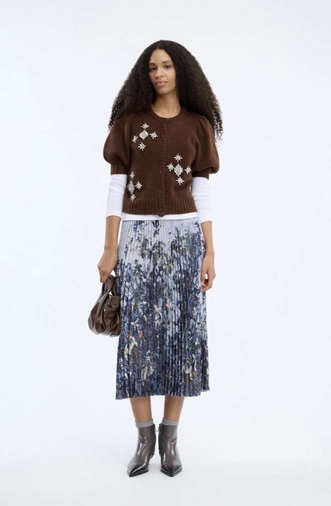 Charming Rock print grey