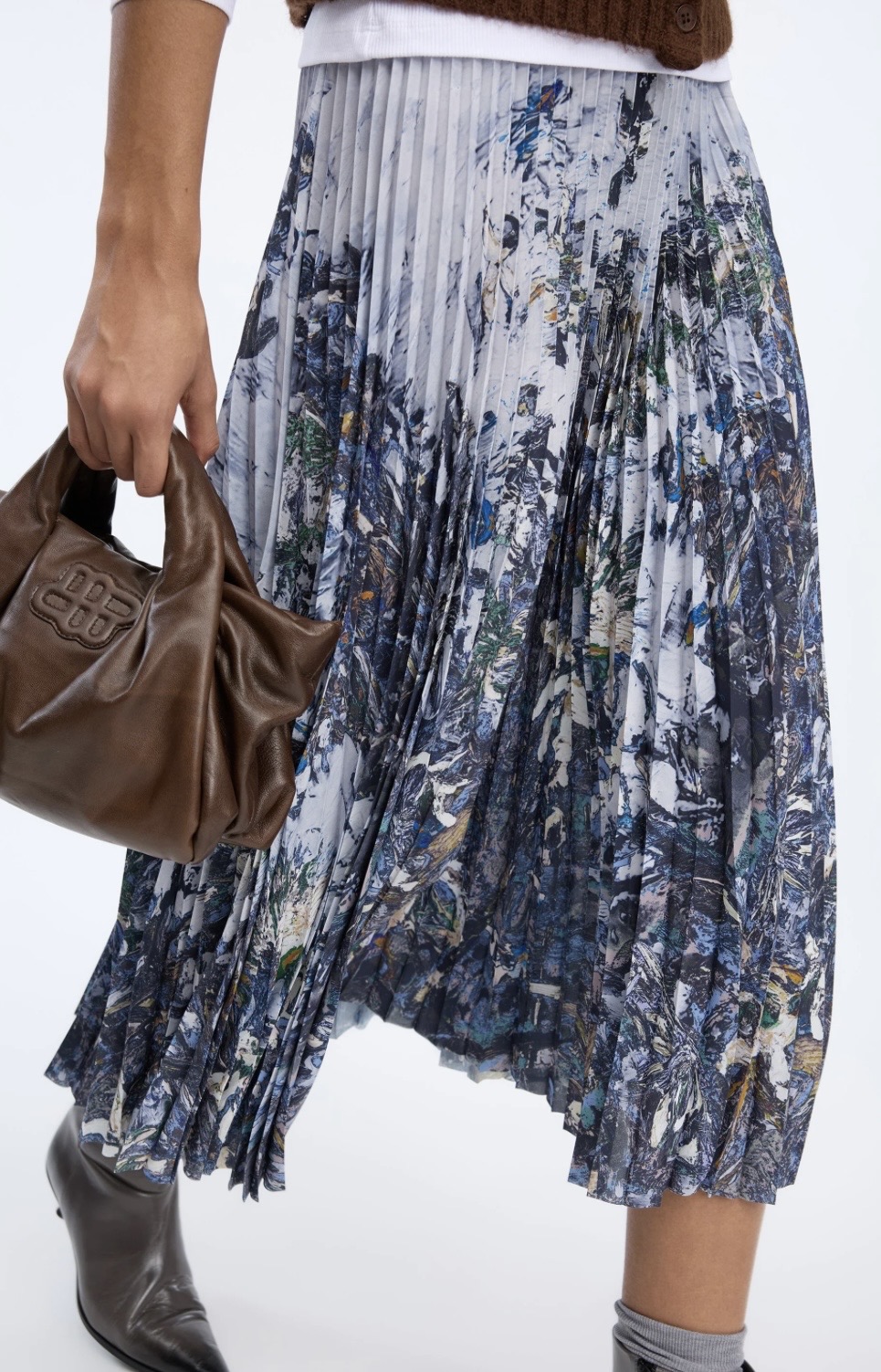 Charming Rock print grey