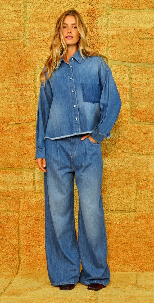 Cooper Denim Bluse