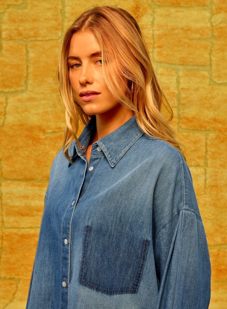 Cooper Denim Bluse